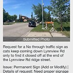 Sign on Street, Lane, Sidewalk - Request for New at 327 Lynnview Rd SE