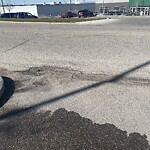 Pothole Repair at 222 23 St NE Northeast Calgary