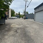 Backlane Maintenance at 712 1 Av NW