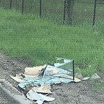Debris on Street, Sidewalk, Boulevard at 4733 Skyline Wy NE