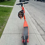 E-Scooter  - Abandoned / Parking Concerns at 1404 16 St SW