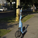 E-Scooter  - Abandoned / Parking Concerns at 646 2 Ave NE Bridgeland Riverside