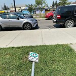 Sign on Street, Lane, Sidewalk - Repair or Replace at 3505 17 Av SE