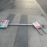 Sign on Street, Lane, Sidewalk - Repair or Replace at 617 10 Av SW