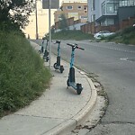 E-Scooter  - Abandoned / Parking Concerns at 1036 Drury Av NE