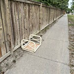 Debris on Street, Sidewalk, Boulevard at 208 Canterville Dr SW