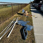 Debris on Street, Sidewalk, Boulevard at 2882 11 St NE