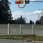 Streetlight Damage at Maplecreek Dr SE & Southland Dr SE Acadia Calgary