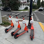 E-Scooter  - Abandoned / Parking Concerns at 40 8 St NE