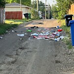 Debris on Backlane at 1442 27 St SW