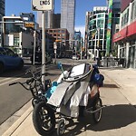 Debris on Street, Sidewalk, Boulevard at 1120 2 St SW