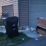 Debris on Street, Sidewalk, Boulevard at 10775 Cityscape Dr Ne, Calgary, Ab T3 N 1 A8, Canada