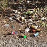 Debris on Backlane at 1720 13 Av NW