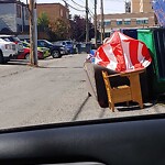 Debris on Backlane at 113 23 Av SW