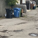 Debris on Backlane at 5131 Marian Rd NE