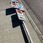 Sign on Street, Lane, Sidewalk - Repair or Replace at 1212 17 Av SW