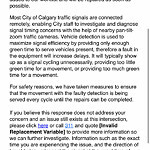 Traffic Signal Timing Inquiry at 800 85 St SW West Springs