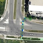 Traffic/Pedestrian Signal Repair at 5001 Nose Hill Dr NW