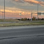 Sign on Street, Lane, Sidewalk - Repair or Replace at 11301 Sarcee Tr NW