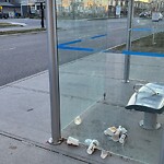 Bus Stop - Garbage Bin Concern at 40 Carrington Pz NW