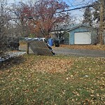 Debris on Backlane at 41 Coleridge Rd NW