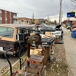 Debris on Street, Sidewalk, Boulevard at 3505 16 St SW