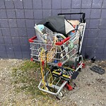 Debris on Backlane at 3450 17 Av SE