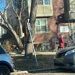 Sign on Street, Lane, Sidewalk - Repair or Replace at 426 2 Av NE