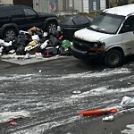 Debris on Street, Sidewalk, Boulevard at Skyview Link NE Skyview Ranch Calgary