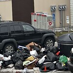 Debris on Street, Sidewalk, Boulevard at Skyview Link NE Skyview Ranch Calgary