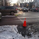 Sign on Street, Lane, Sidewalk - Repair or Replace at 4523 16 St SW