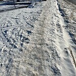 Snow On City - Maintained Sidewalk at 7430 5 St SW