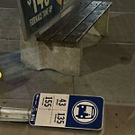 Sign on Street, Lane, Sidewalk - Repair or Replace at 1836 36 St SE