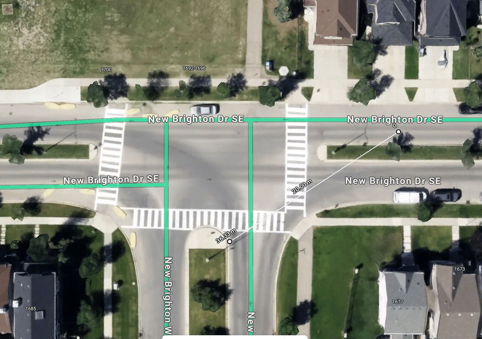 Minimum_sight_stopping_distance_for_wb__traffic_on_new_brighton_drive