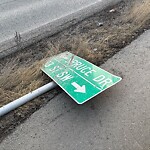 Road Signs on Street, Lane, Sidewalk - Repair or Replace at 3467 Bow Tr SW