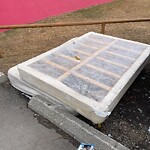 Debris on Street, Sidewalk, Boulevard at 2806 17 Av SE