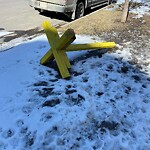 Debris on Street, Sidewalk, Boulevard at 1446 21 Av SW