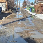 Backlane Maintenance at 4303 1 A St Nw, Calgary, Ab T2 K0 X8