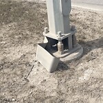 Streetlight Damage at 11924 69 St NW