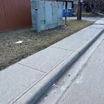 Debris on Street, Sidewalk, Boulevard at 3112 40 St SW