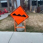 Debris on Street, Sidewalk, Boulevard at 2424 25 A St SW
