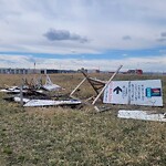 Debris on Street, Sidewalk, Boulevard at 205 Cityscape Gd NE