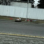 Debris on Street, Sidewalk, Boulevard at 302 Martindale Bv NE