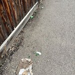 Debris on Street, Sidewalk, Boulevard at 261 Auburn Meadows Bv Se, Calgary, Ab T3 M2 E6